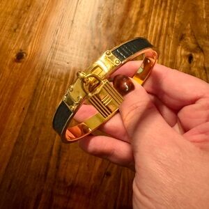 Hermes Kelly Lock Cadena Bracelet